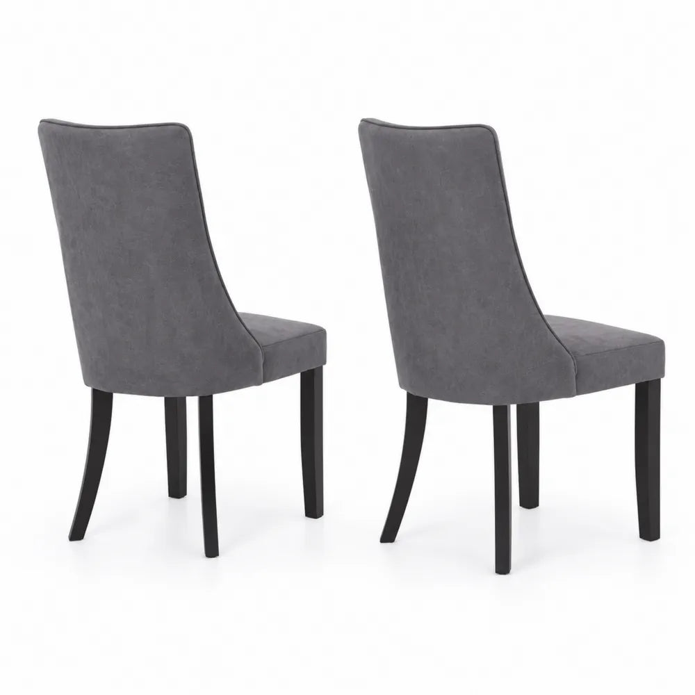 Esszimmerst¨¹hle 2er Set Mikrofaser Massivholz