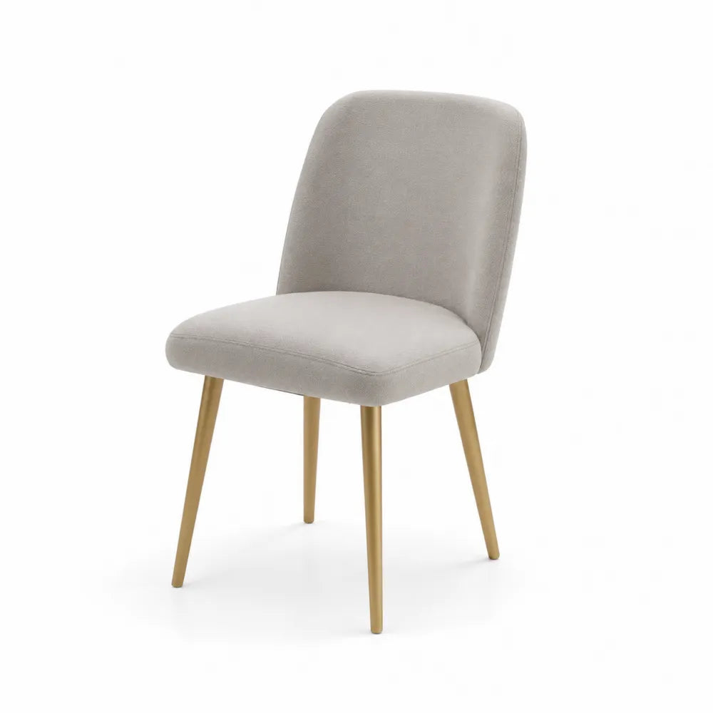 Esszimmerstuhl Polyester Beige